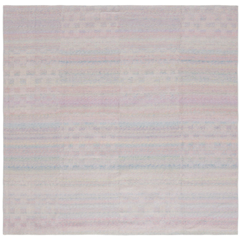Kevinisha Performance Abstract Rug, Square 7'