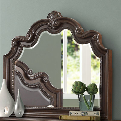 Miroir d'intérieur, miroir de conception traditionnelle, miroir irrégulier pour la chambre à coucher