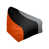 Orange / noir / gris pierre est en rupture de stock sélectionné