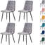 Upholstered Velvet Dining Chair-1592541283