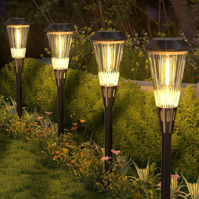 Solar Pathway Lights 6 Pack