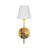 Classic 1-Light Conical Metal Wall Sconce