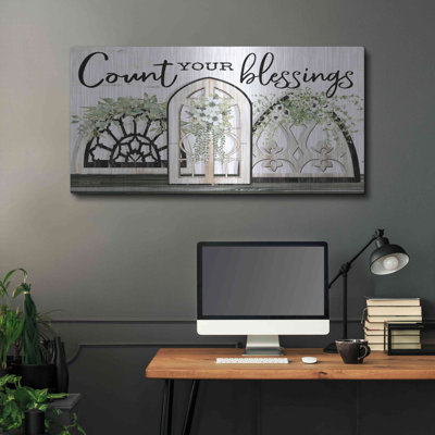 «Count Your Blessings» par Cindy Jacobs, art mural en métal