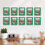 Ensemble de 10 cadres muraux en bois brun de 10 po 3 po x 4 po-90547538-89853287