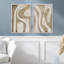 «Mid-Century Women With Jungle Cats», 2 pièces sur toile-99016352-99016350