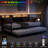 Twin Daybed with Trundle, LED Lights & Charging Station – Corduroy Headboard, White
