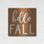 «Hello Fall II» par Lettré et doublé, art mural en métal-305183710
