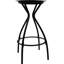 Tabouret de bar 29 po à dossier floral avec dossier 29 po-1623790168