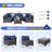 7-Piece Rattan Outdoor Sectional Seating Group with Cushions-1869560885-1869560884