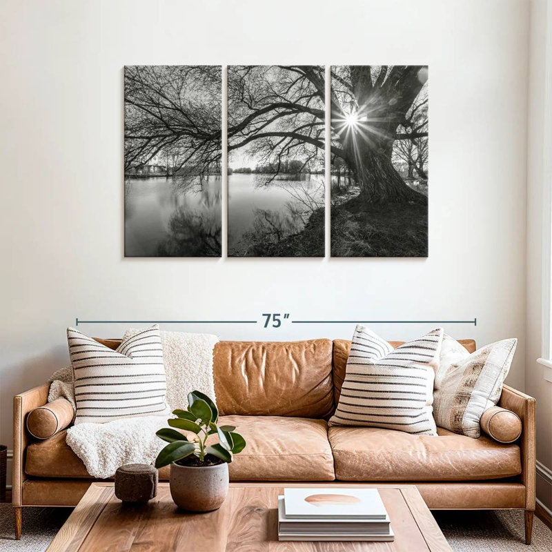 Harnek Sunlight Through Tree, 36" H x 57" W