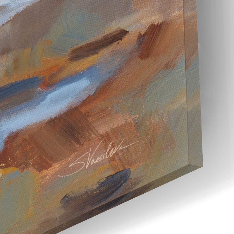  «Iles» par Silvia Vassileva, art mural en verre acrylique, 16 po x 12 po