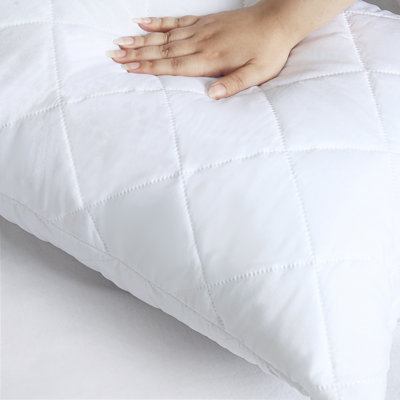 Waterproof Quilted Pillow Protectors With Zipper King Size Decorative Pillow Covers Outdoor Christmas Pillows