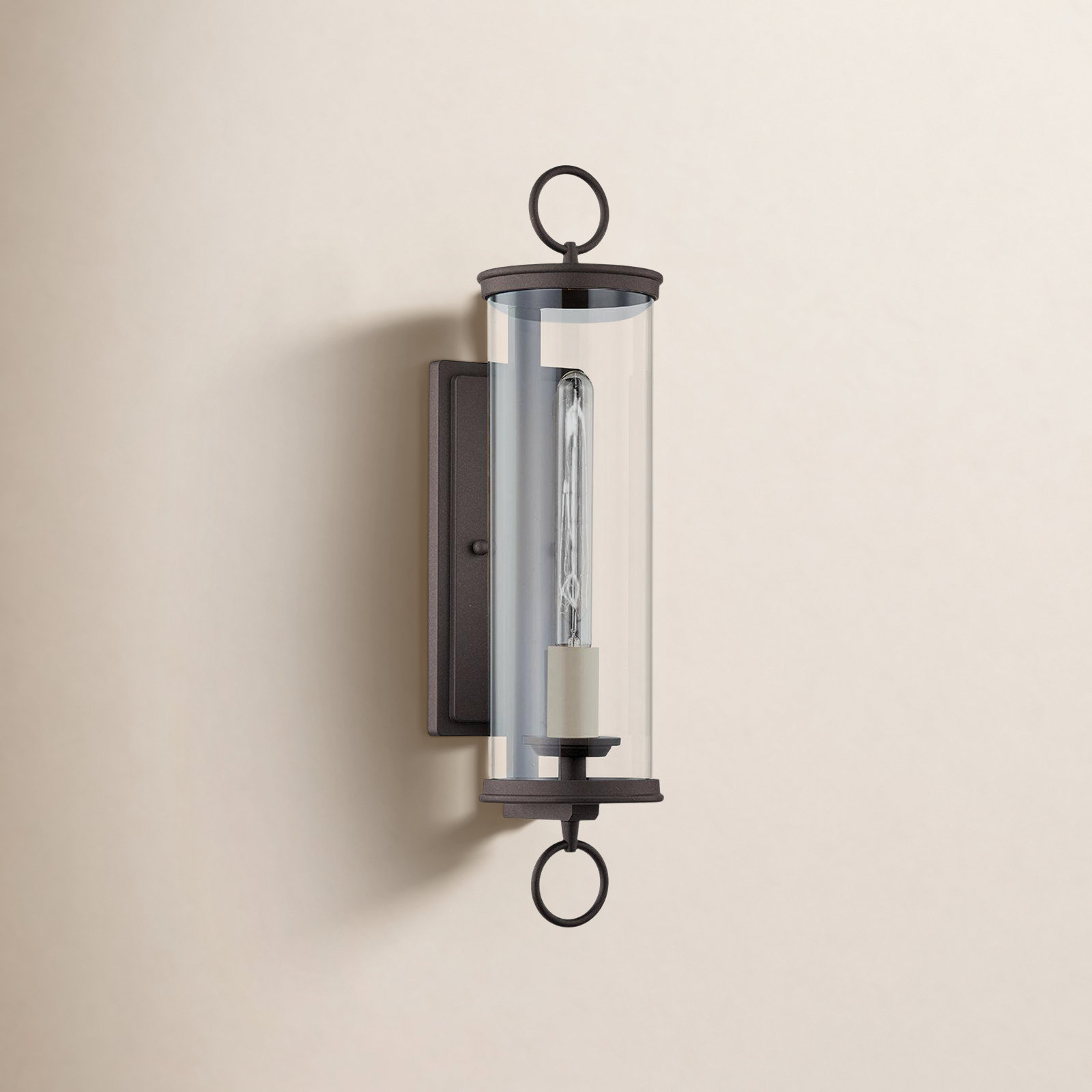 Cleore Aluminum Flush Mounted Sconce, 23.25" H x 5.75" W x 7.25" D