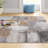 Menoher Gray/Brown Soft Abstract Neutral Indoor Area Rug-2114854977