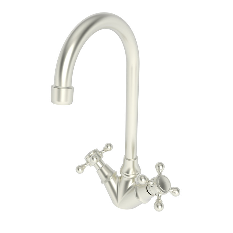 Chesterfield Double Handle Bar Faucet, Satin Nickel (PVD)
