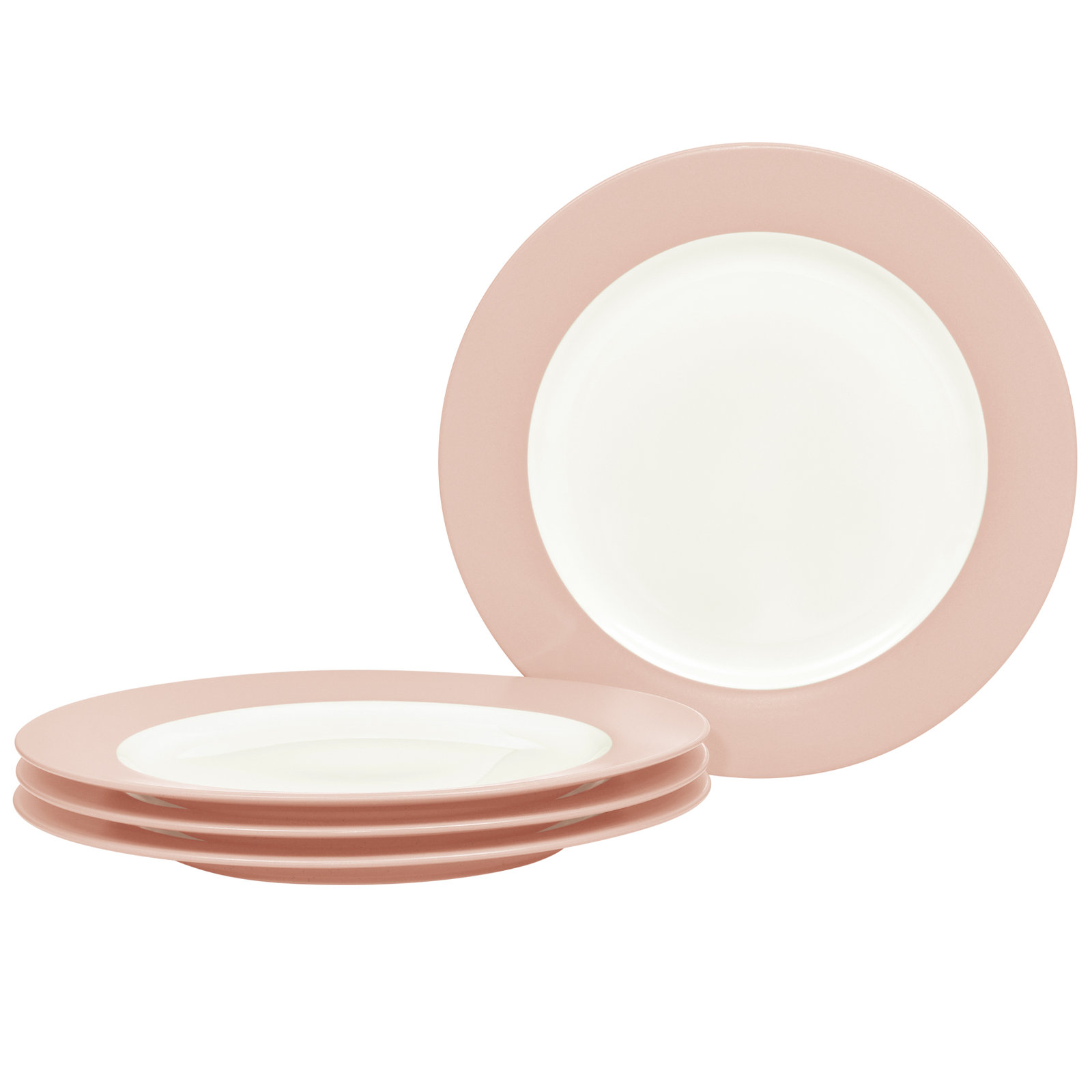 Noritake Colorwave Rim Dinner Plates, 11", Pink