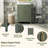 24" Bathroom Vanity with Sink, Soft-Close Door & 2 Drawers, Double Door Storage Racks, Narrow Freestanding Cabinet for Small Spaces-1431559351