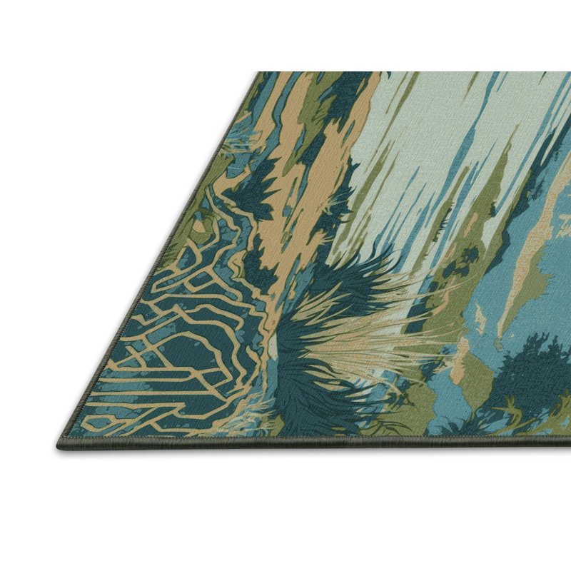 Tapis Echoes Of Hyrule, Rectangulaire 3 pi x 5 pi