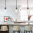 1 - Light Black and Gold Single Pendant Light
