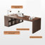 Bureaux en bois massif en L noyer-107934395-107934397