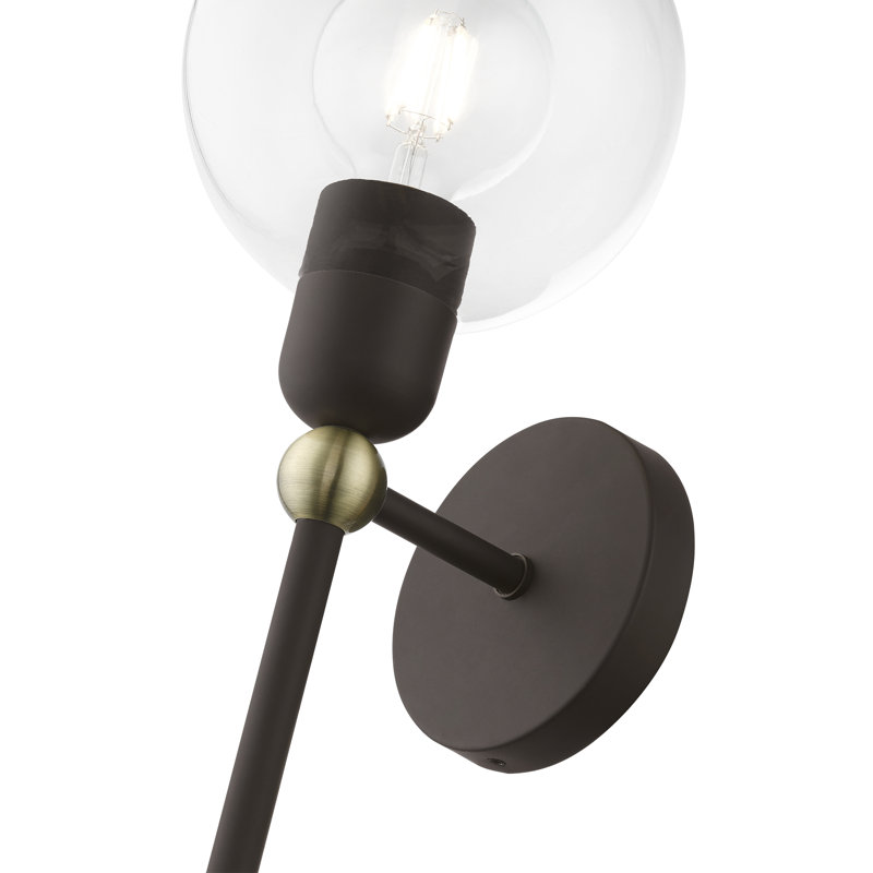 Koehn Steel Armed Sconce, Bronze