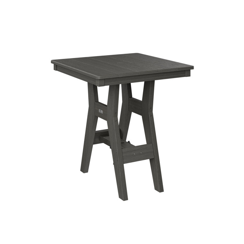 Harbor Outdoor 28″ Square Counter Height Table, Coastal Gray