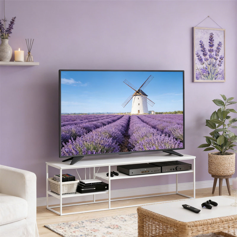 Meuble télé, console, meuble télé Modern, H 21,9 po x L 70 po x l 16 po