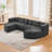 115"W 4-Piece Upholstered Sectional-1592028619