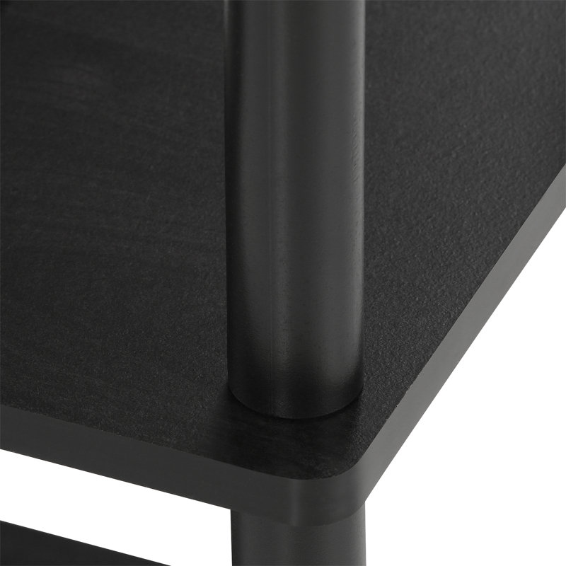 64cm 3 Shelf Toolless Assembly Shelving Unit, Espresso