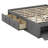 Queen Size Platform Bed Frame With 4 Storage Drawers And Hydraulic Lift Footboard Storage, No Headboard-1224918140