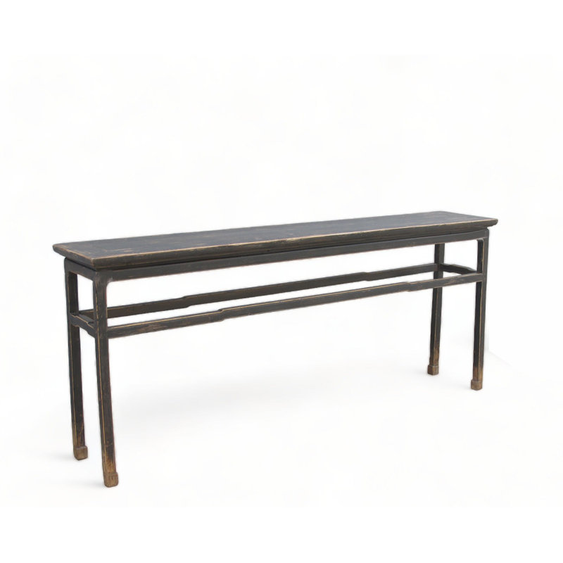 Solid Wood Console Table, 33.9" H x 79.1" W x 15.7" D