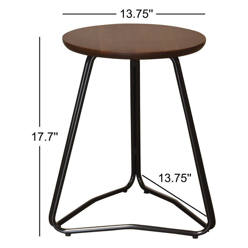 Table de bout Victor, Noyer Classique, Noir