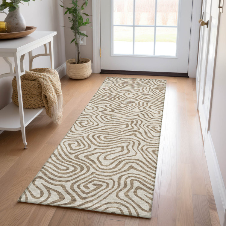  Machine Washable Indoor/Outdoor Chayden ACN1031 Brown Rug