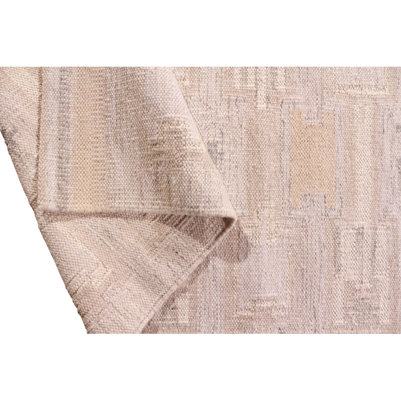Wool Geometric Area Rug, Rectangle 10' x 14'