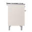 Cuisinière ILVE Nostalgie II Series 48 po à double combustible avec 8 brûleurs scellés et plaque de cuisson (propane liquide, porte pleine)-812063137-812063163