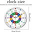 Petite horloge murale en plastique XFM