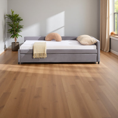 Upholstered Daybed With Trundle,Sturdy Wooden Bed Frame, Modern Diamond Grid Design,For Bedroom, Guest Room