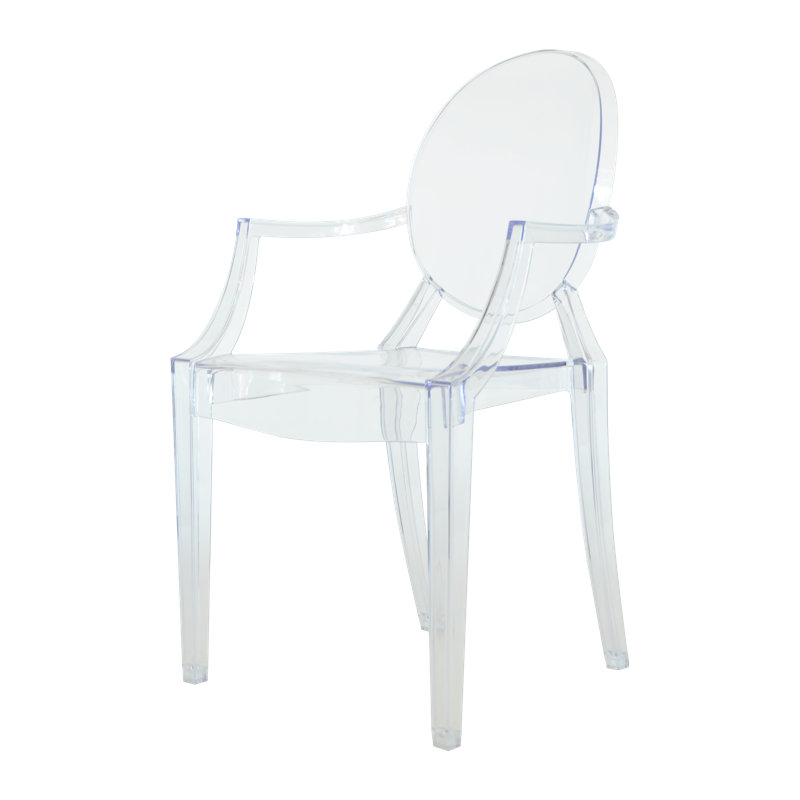 Chaise empilable Phantom, Transparent