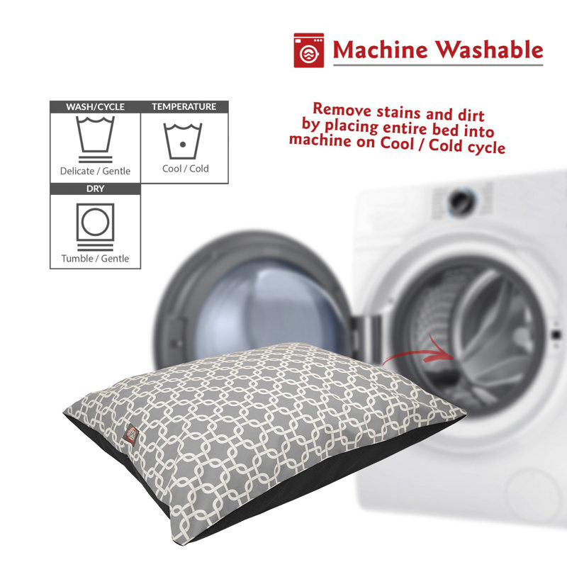 Coussin Super Value, Gris, Grand (l 46 po x P 35 po x H 7 po)