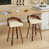 Beige Seat/Walnut Frame selected