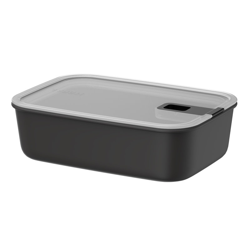 Easyclip Food Storage Box 1500ml - Nordic Black, Sage