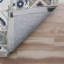 Tapis bleu / gris en laine touffeté à la main Charta-1288908666