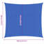 Voile pare-soleil Vidaxl 1,75 oz / pi² PEHD-113666048-113666060