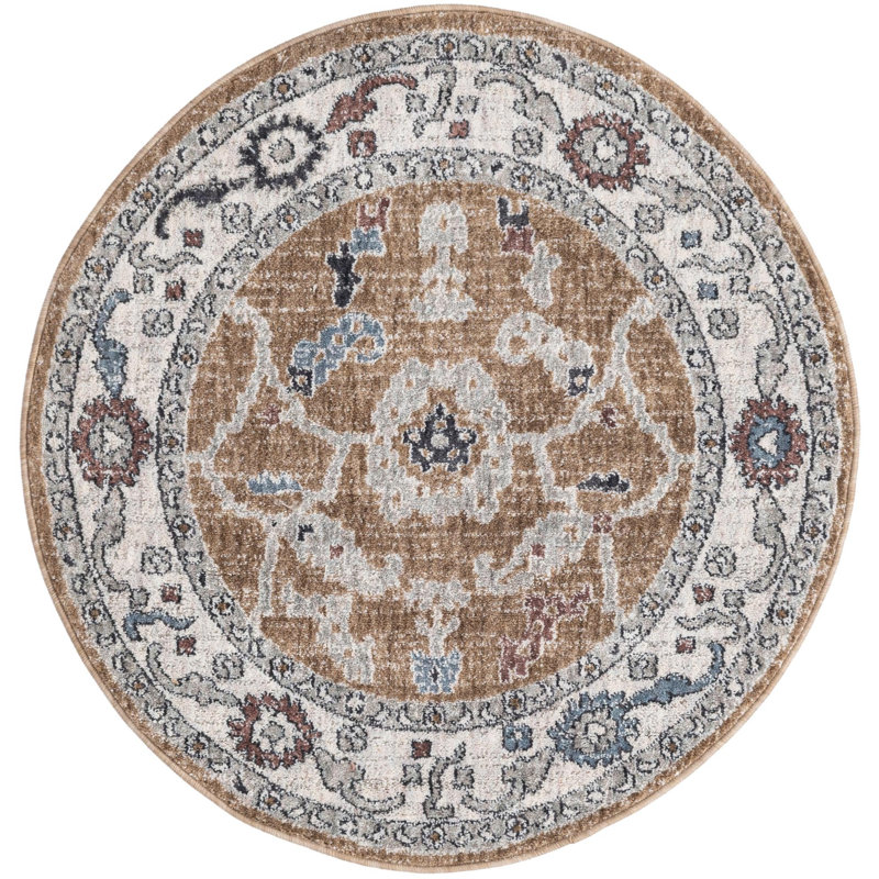 Paarth Oriental Indoor Rug, Round 3'3"