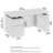 Bush Business Furniture Stratus 60W X 30D Eletric Height Adjustable Standing Desk With File Cabinet-114509238