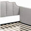 Lit de jour simple avec couchette Dove Grey