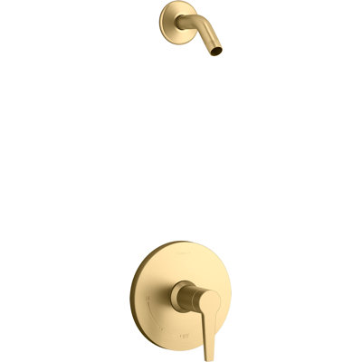 Pitch Rite-Temp Shower Trim Set, Less Showerhead