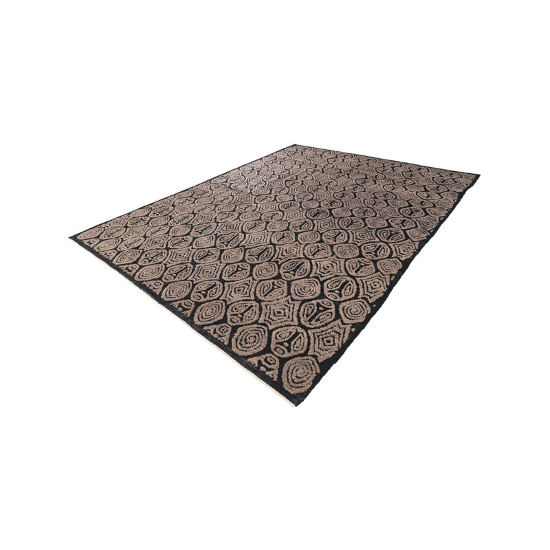 Tapis noir Indira