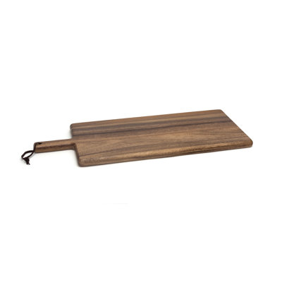 Palette en acacia avec attache en cuir