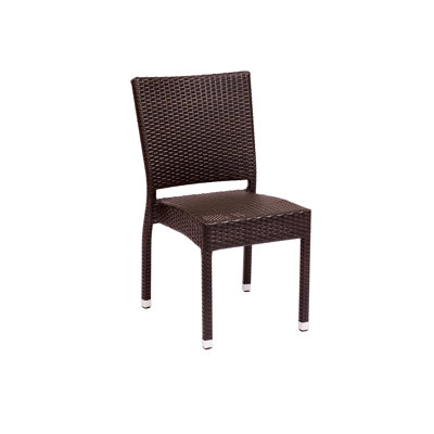 Chaise d'appoint empilable Monterey - Structure en aluminium - Osier synthétique Java